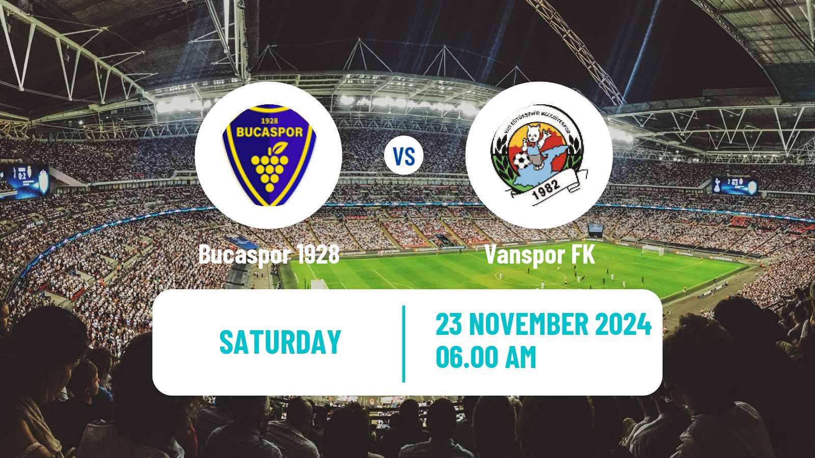 Soccer Turkish Second League Red Group Bucaspor 1928 - Vanspor