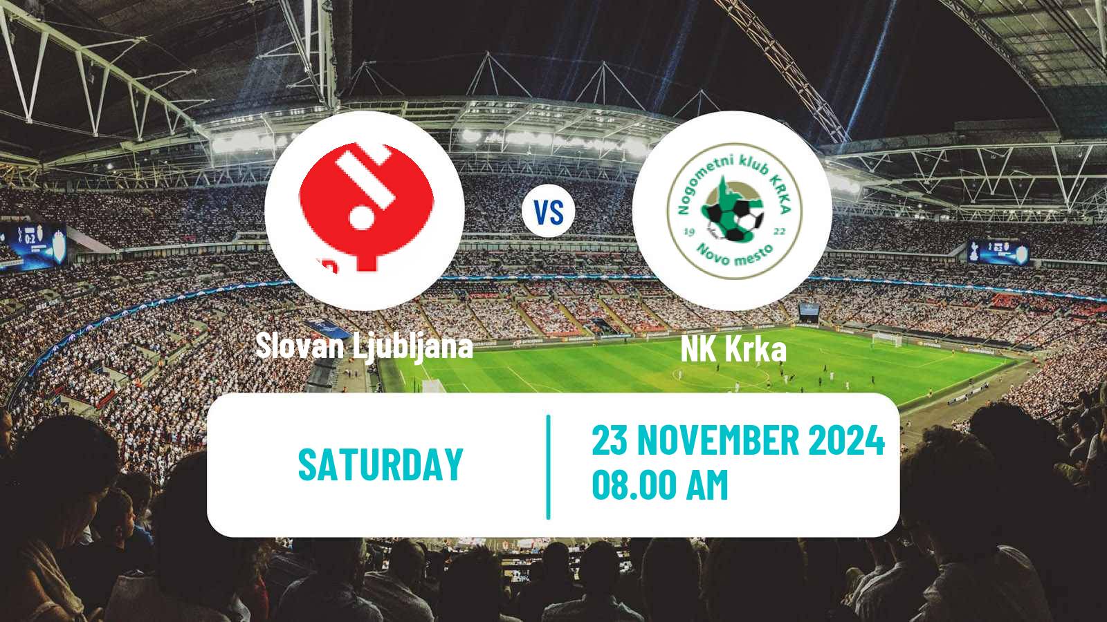 Soccer Slovenian 2 SNL Slovan Ljubljana - Krka