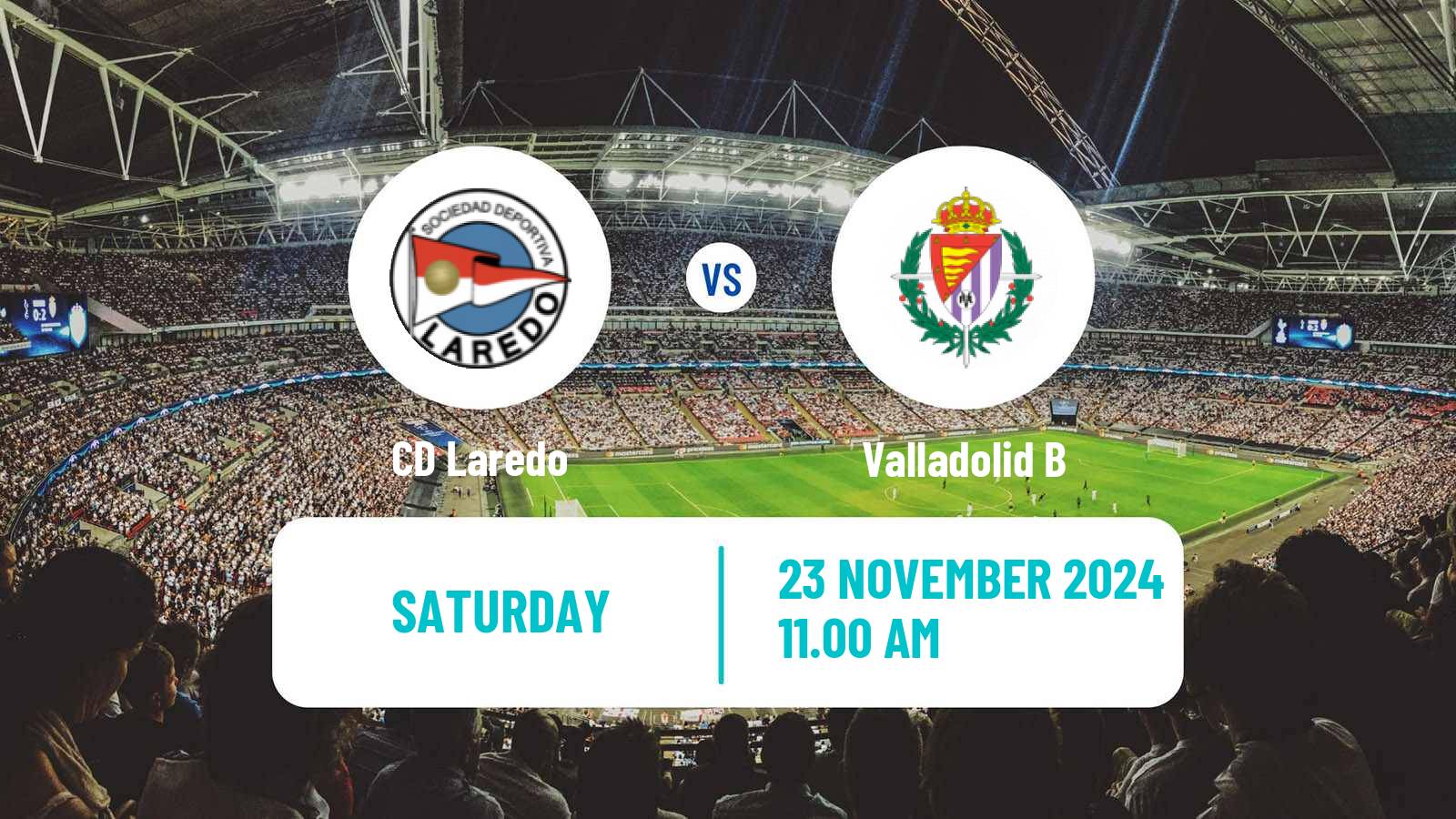 Soccer Spanish Segunda RFEF - Group 1 Laredo - Valladolid B