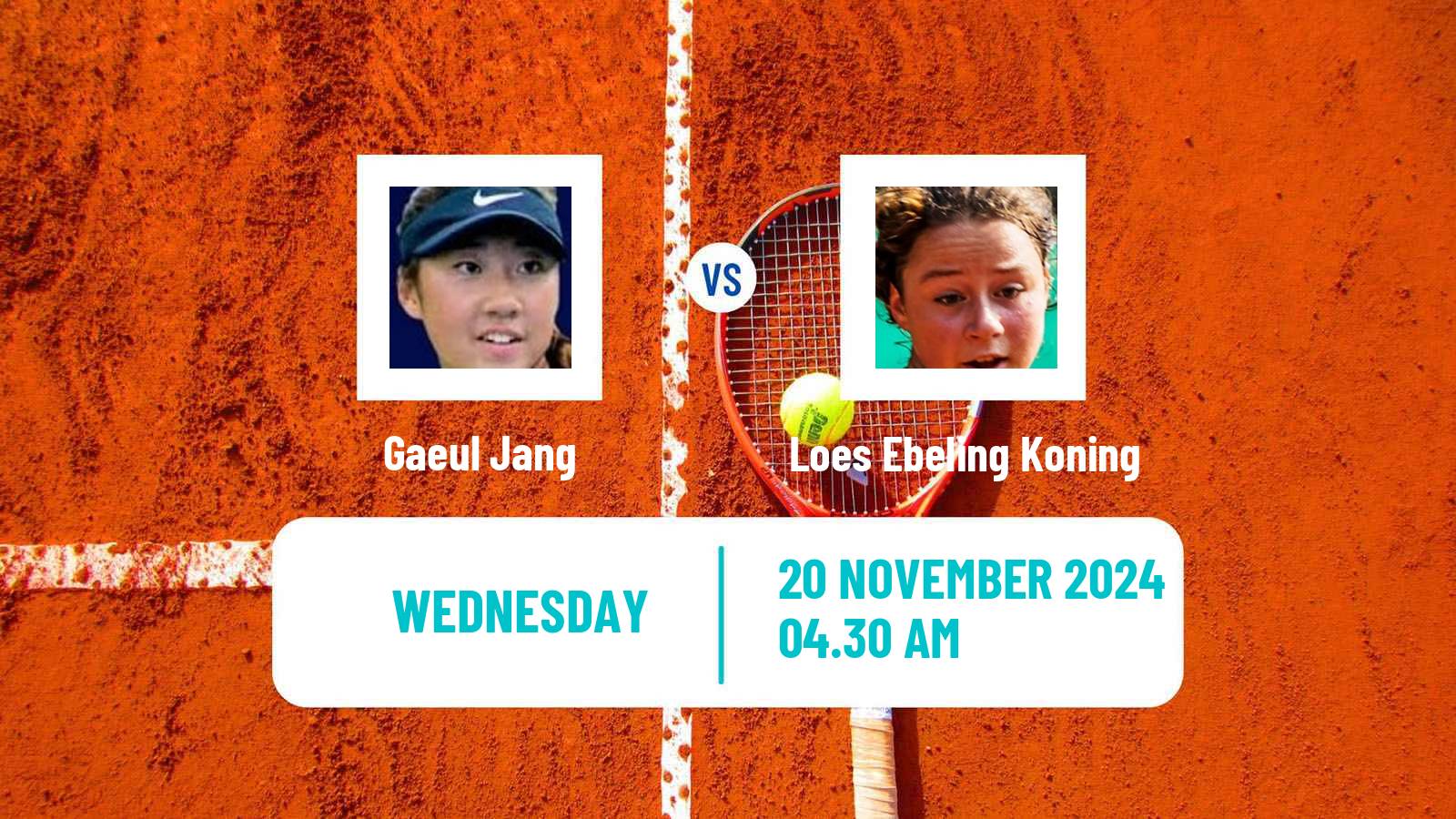 Tennis ITF W15 Sharm Elsheikh 19 Women Gaeul Jang - Loes Ebeling Koning