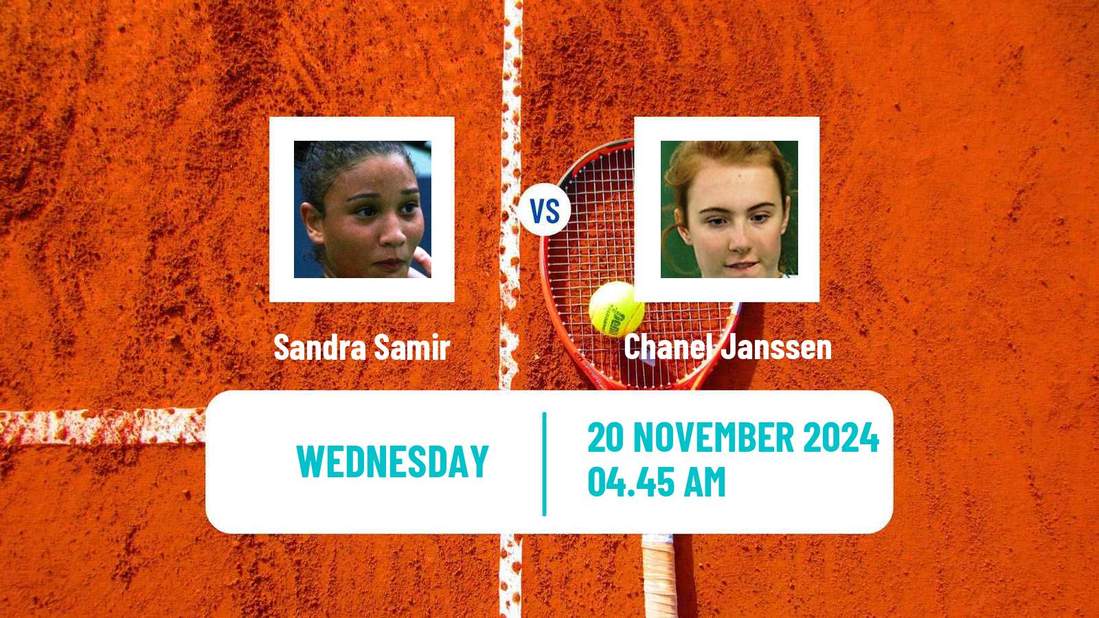 Tennis ITF W15 Sharm Elsheikh 19 Women Sandra Samir - Chanel Janssen