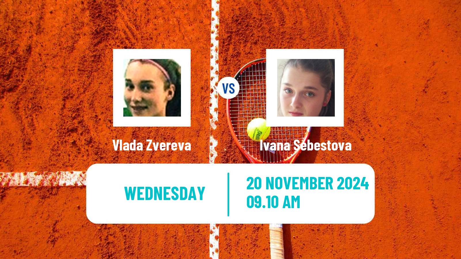 Tennis ITF W15 Sharm Elsheikh 19 Women Vlada Zvereva - Ivana Sebestova