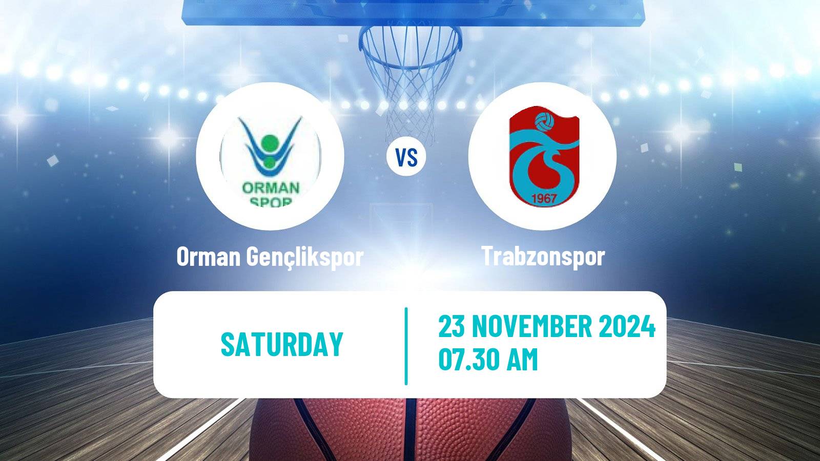 Basketball Turkish TBL Orman Gençlikspor - Trabzonspor