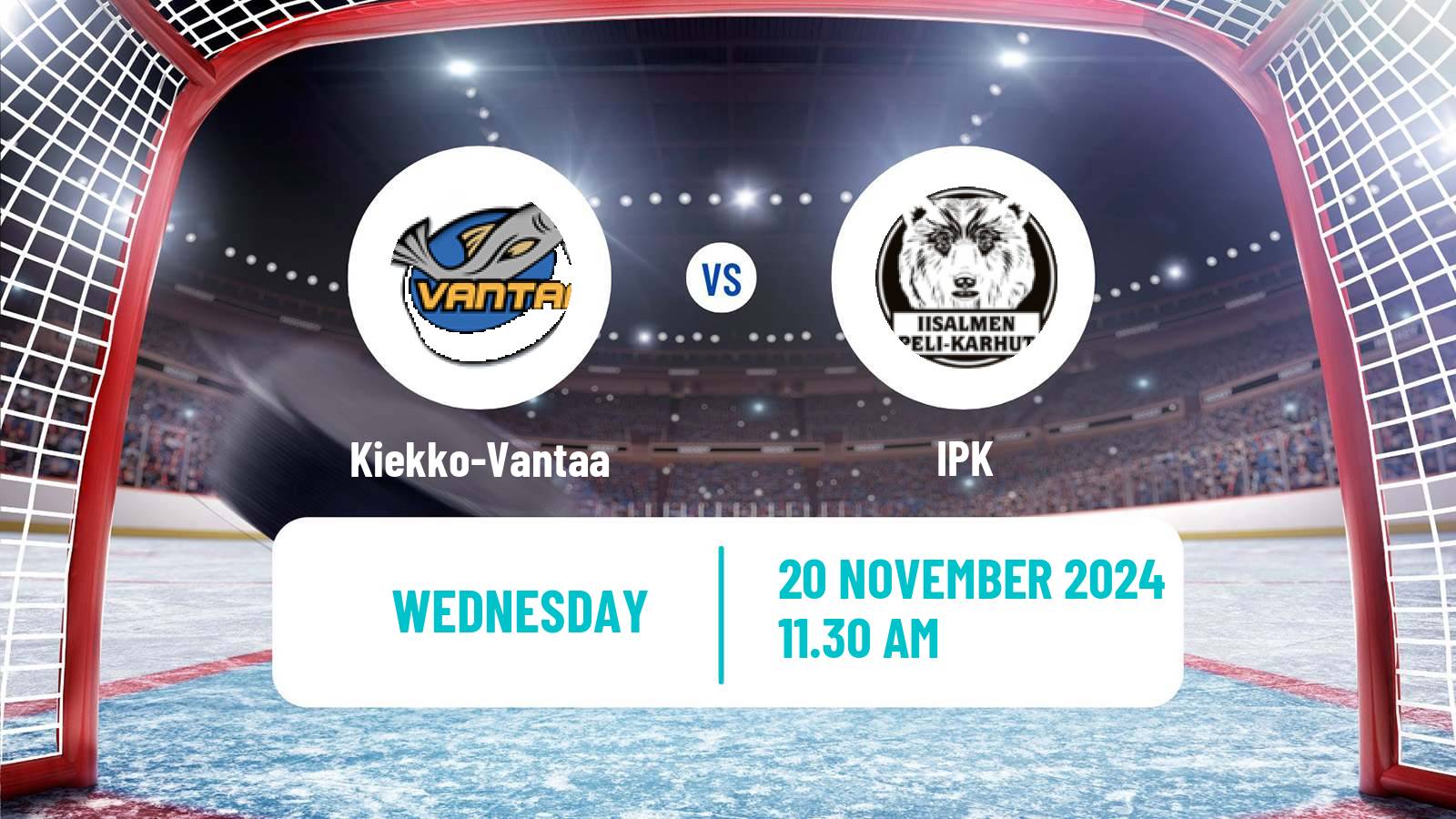 Hockey Finnish Mestis Kiekko-Vantaa - IPK