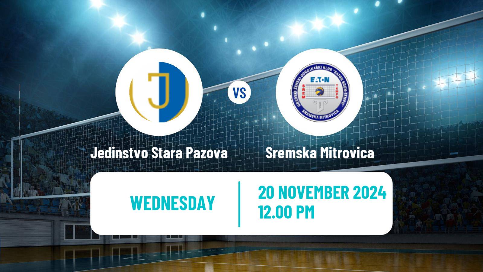 Volleyball Serbian Cup Volleyball Women Jedinstvo Stara Pazova - Sremska Mitrovica