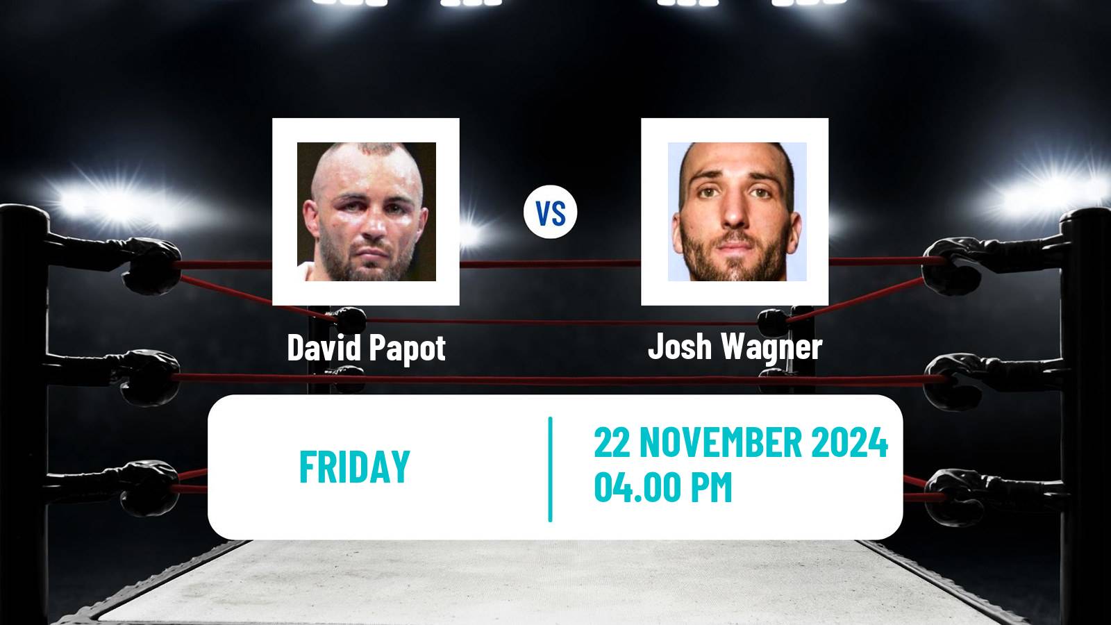 Boxing Welterweight IBF International WBO Global Titles Men David Papot - Josh Wagner