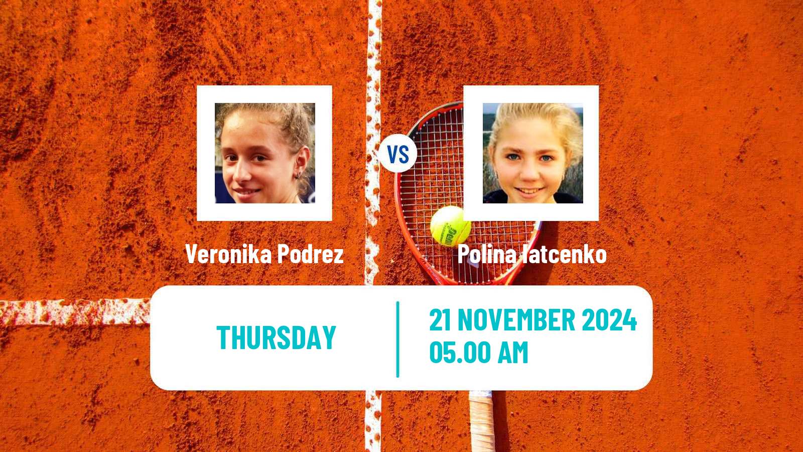 Tennis ITF W35 Lousada Women Veronika Podrez - Polina Iatcenko