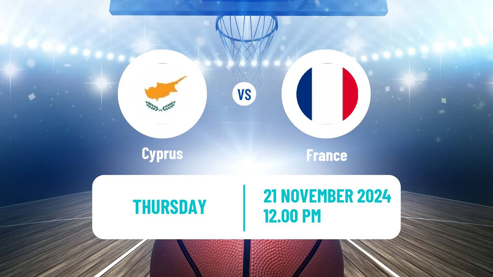 Basketball EuroBasket Cyprus - France