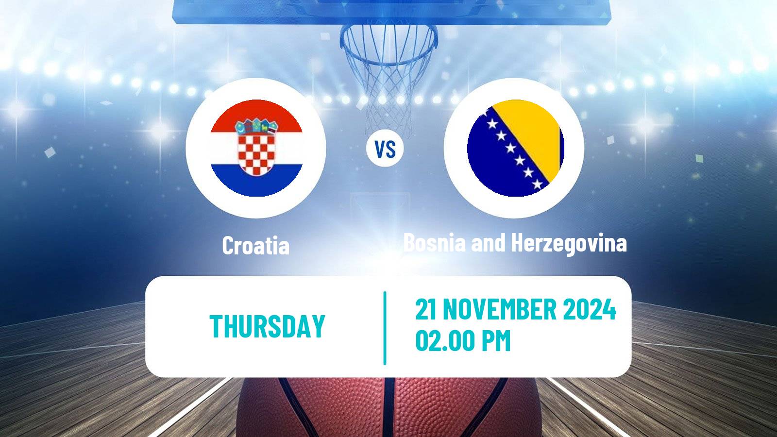 Basketball EuroBasket Croatia - Bosnia and Herzegovina