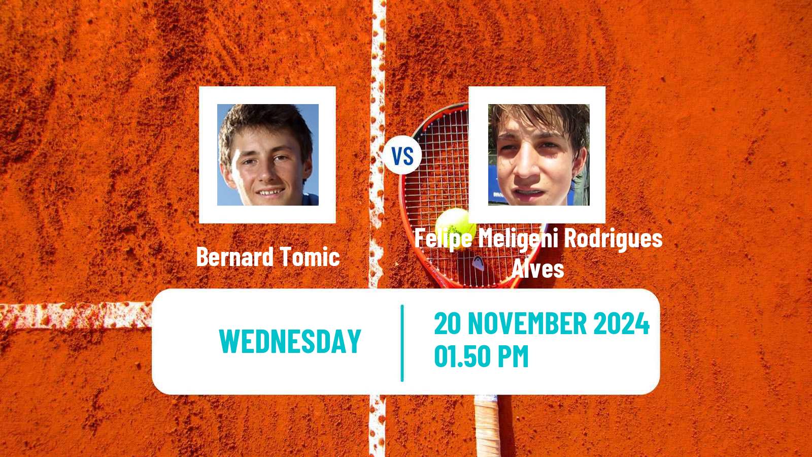 Tennis Sao Paulo 5 Challenger Men Bernard Tomic - Felipe Meligeni Rodrigues Alves