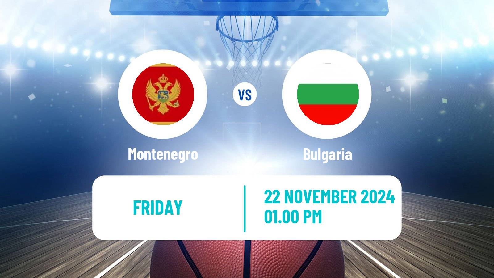 Basketball EuroBasket Montenegro - Bulgaria