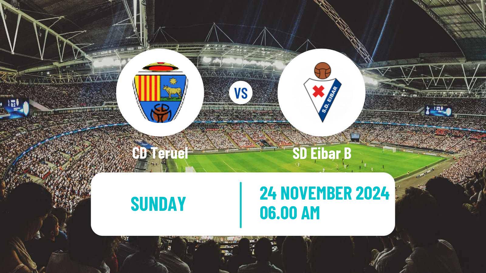 Soccer Spanish Segunda RFEF - Group 2 Teruel - Eibar B