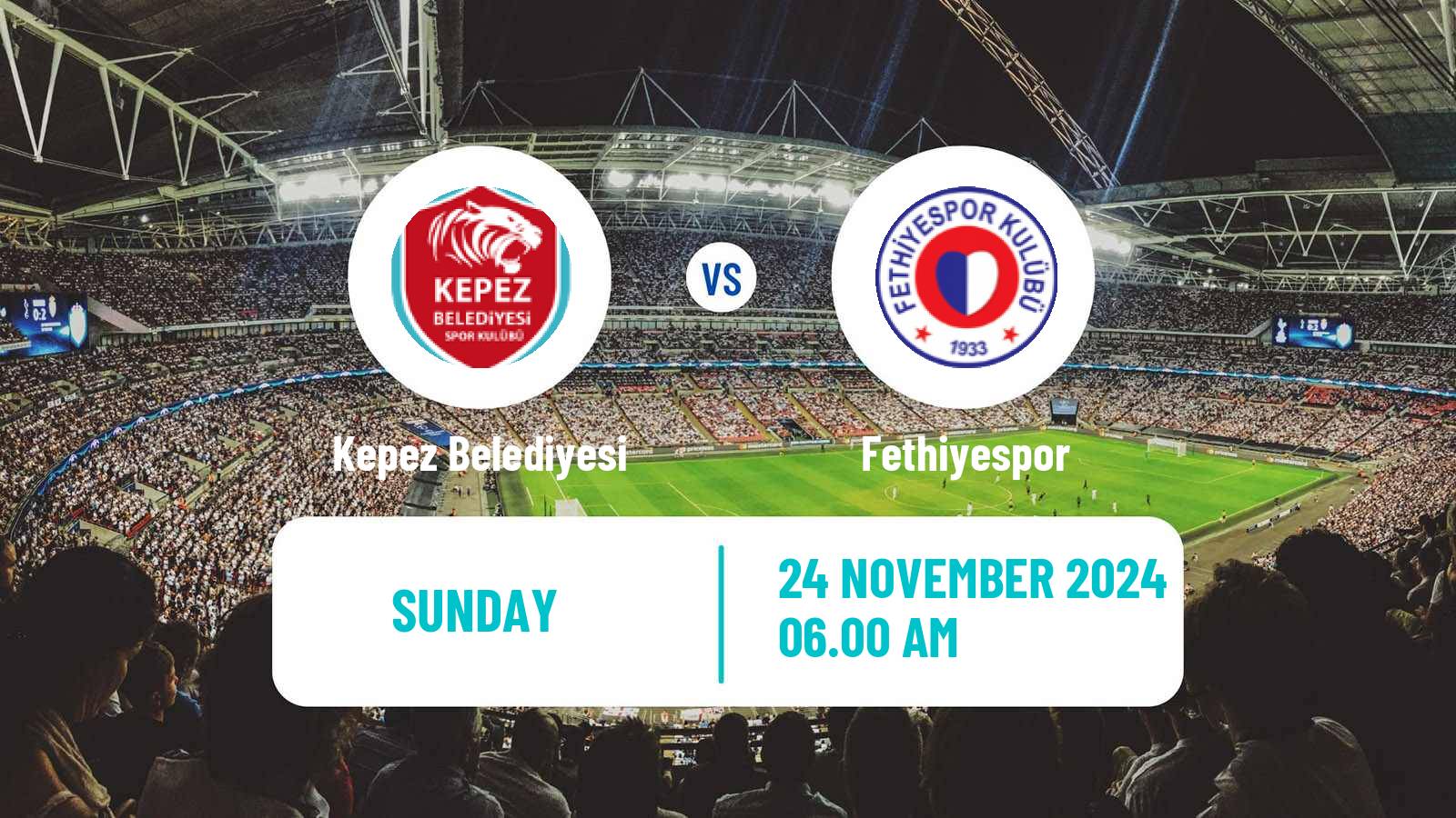 Soccer Turkish Second League White Group Kepez Belediyesi - Fethiyespor