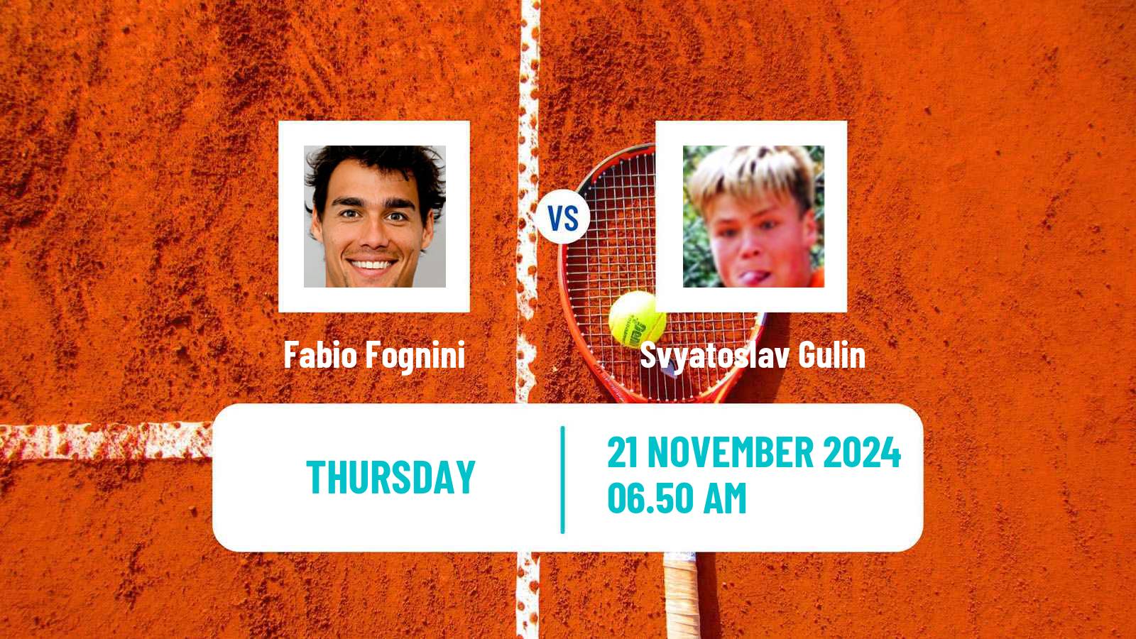 Tennis Montemar Challenger Men Fabio Fognini - Svyatoslav Gulin