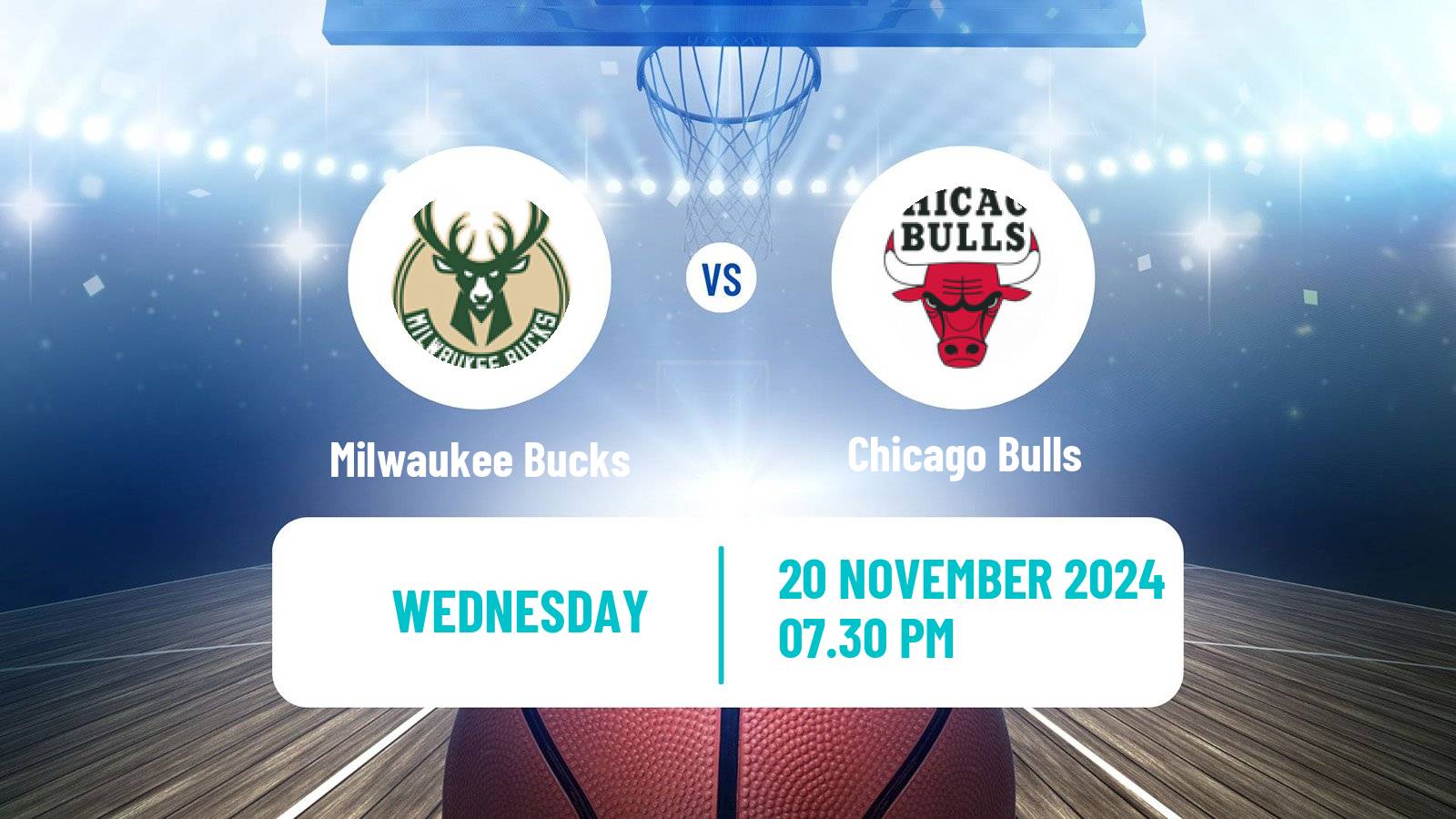 Basketball NBA Milwaukee Bucks - Chicago Bulls