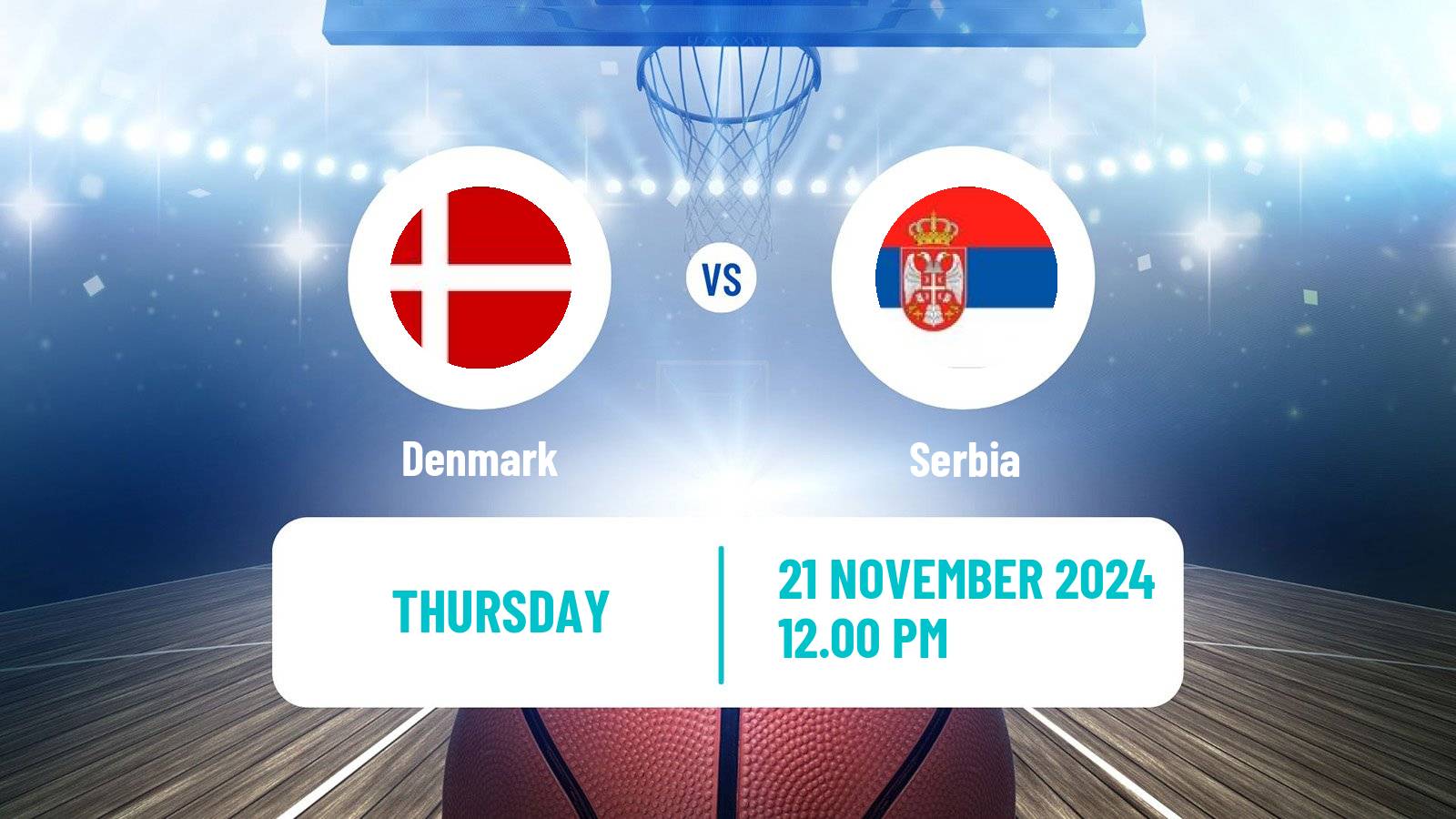 Basketball EuroBasket Denmark - Serbia