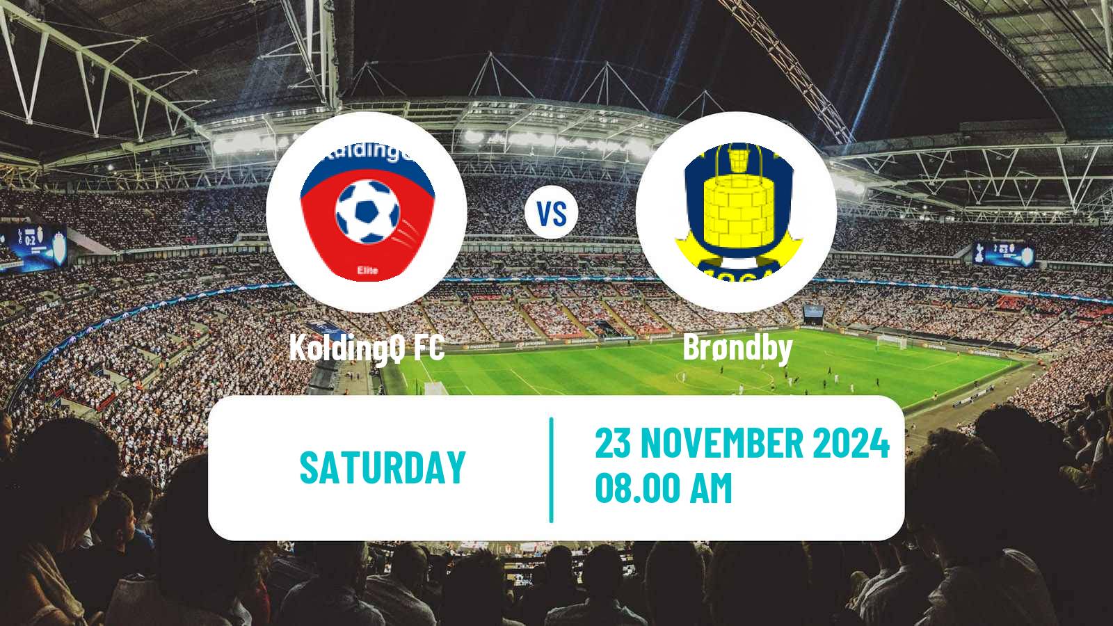 Soccer Danish Elitedivisionen Women KoldingQ - Brøndby