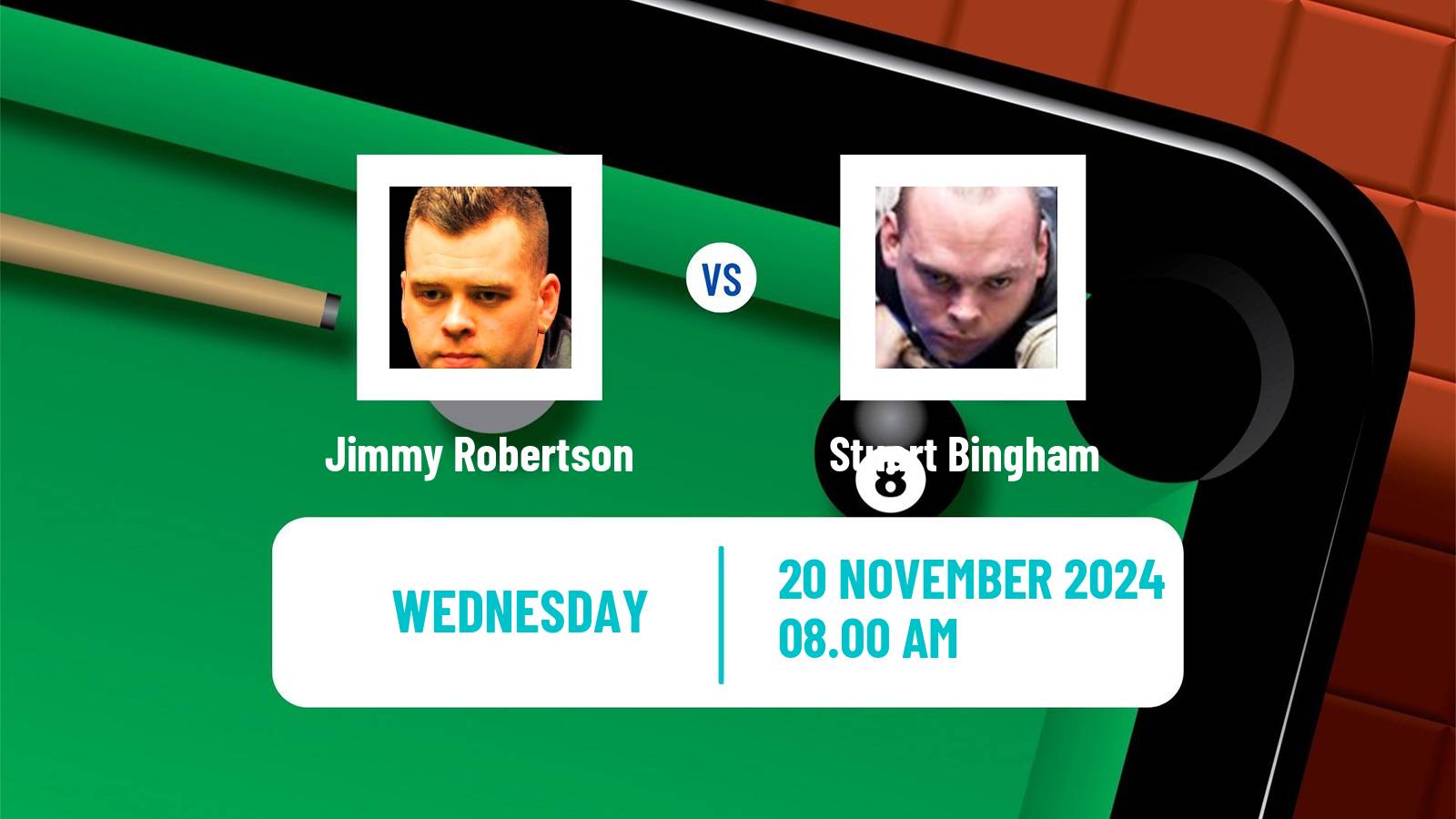 Snooker Uk Championship Jimmy Robertson - Stuart Bingham