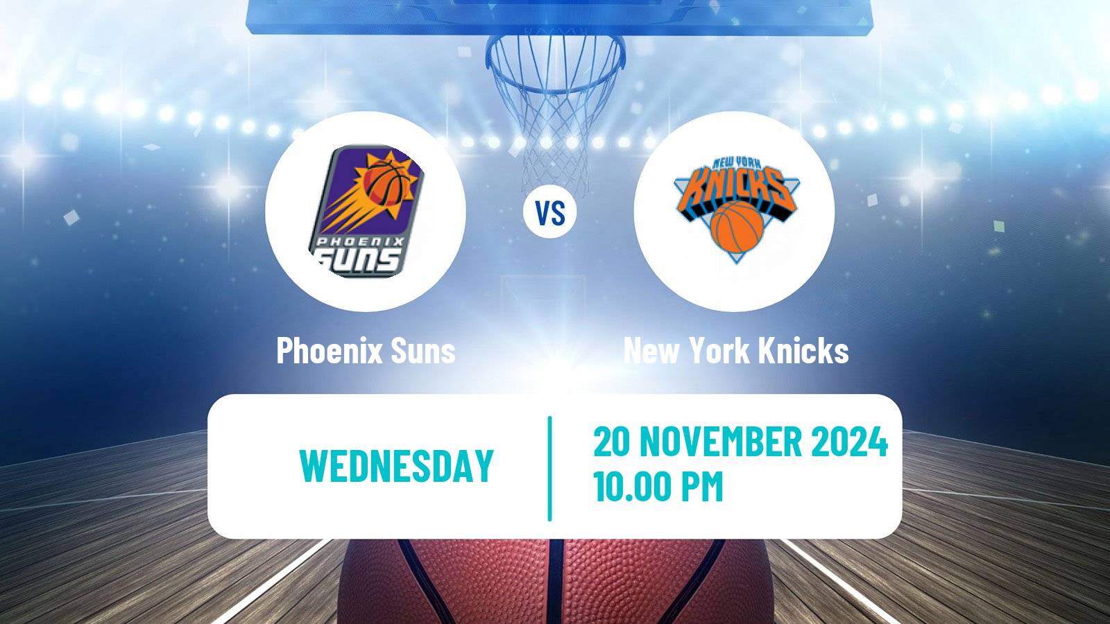 Basketball NBA Phoenix Suns - New York Knicks