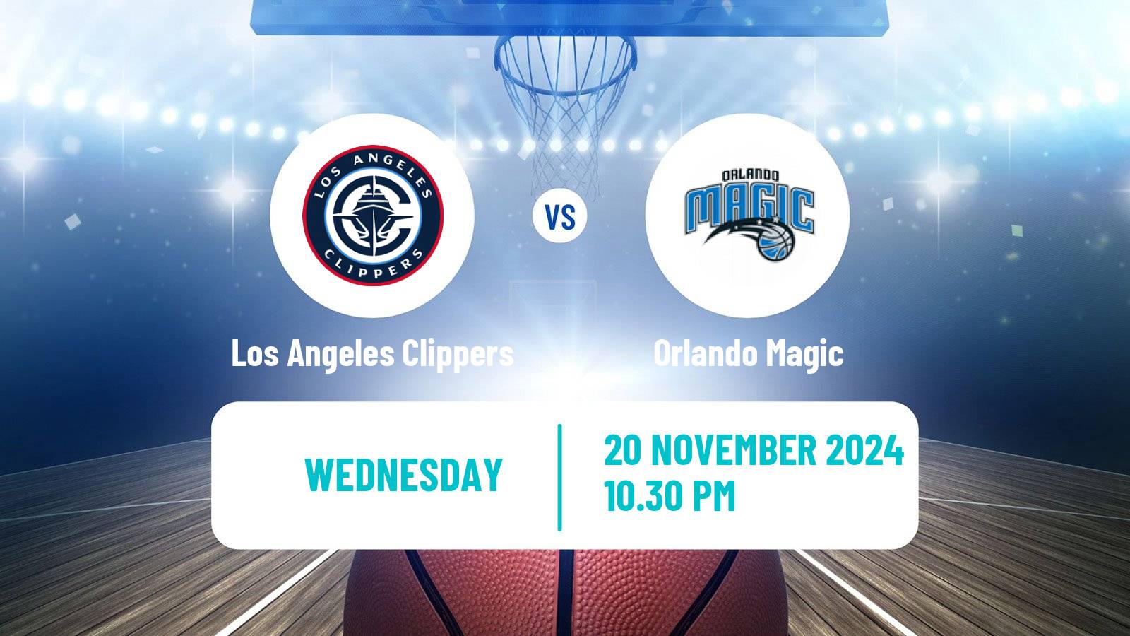 Basketball NBA Los Angeles Clippers - Orlando Magic