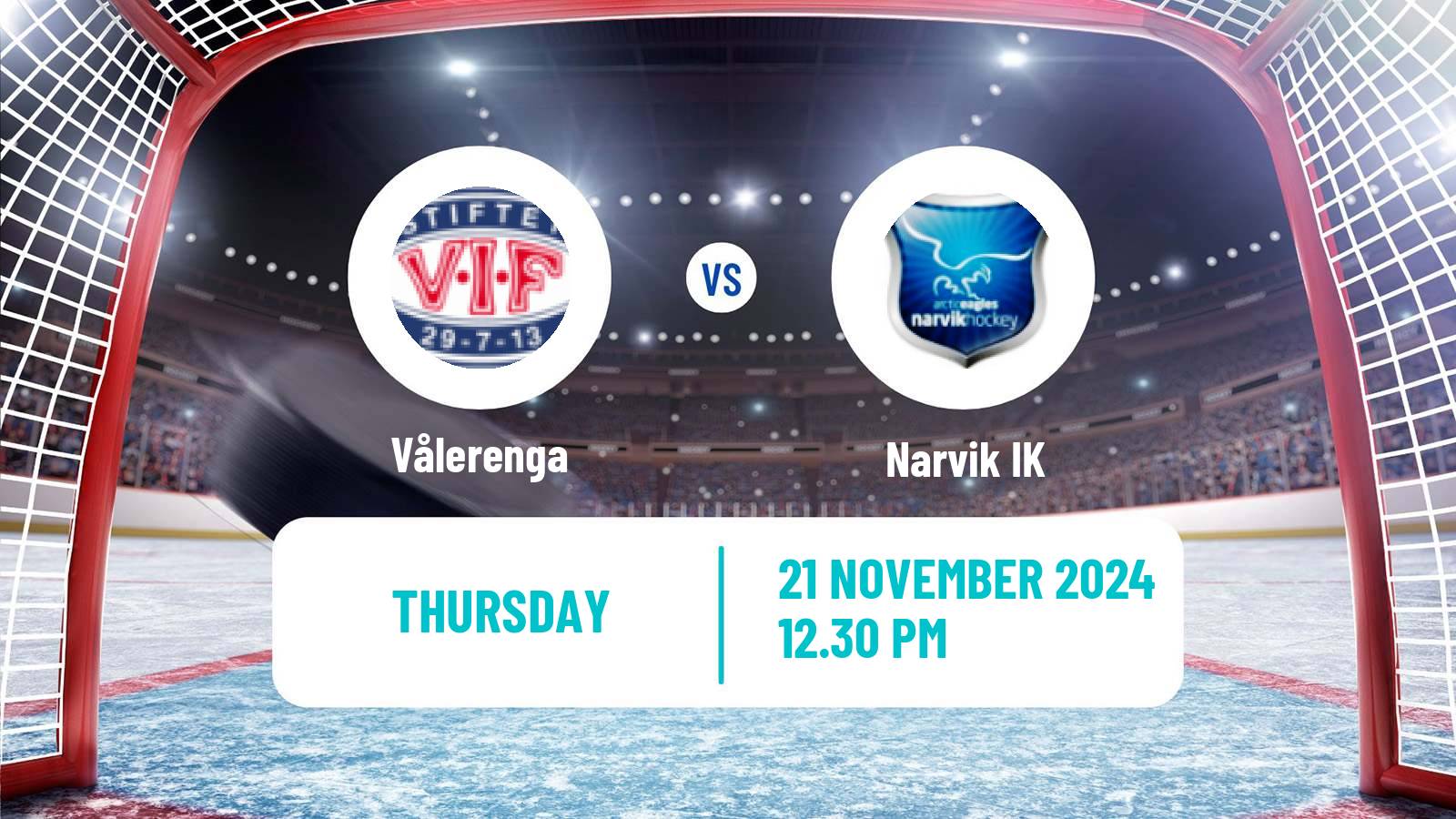 Hockey Norwegian Ligaen Hockey Vålerenga - Narvik