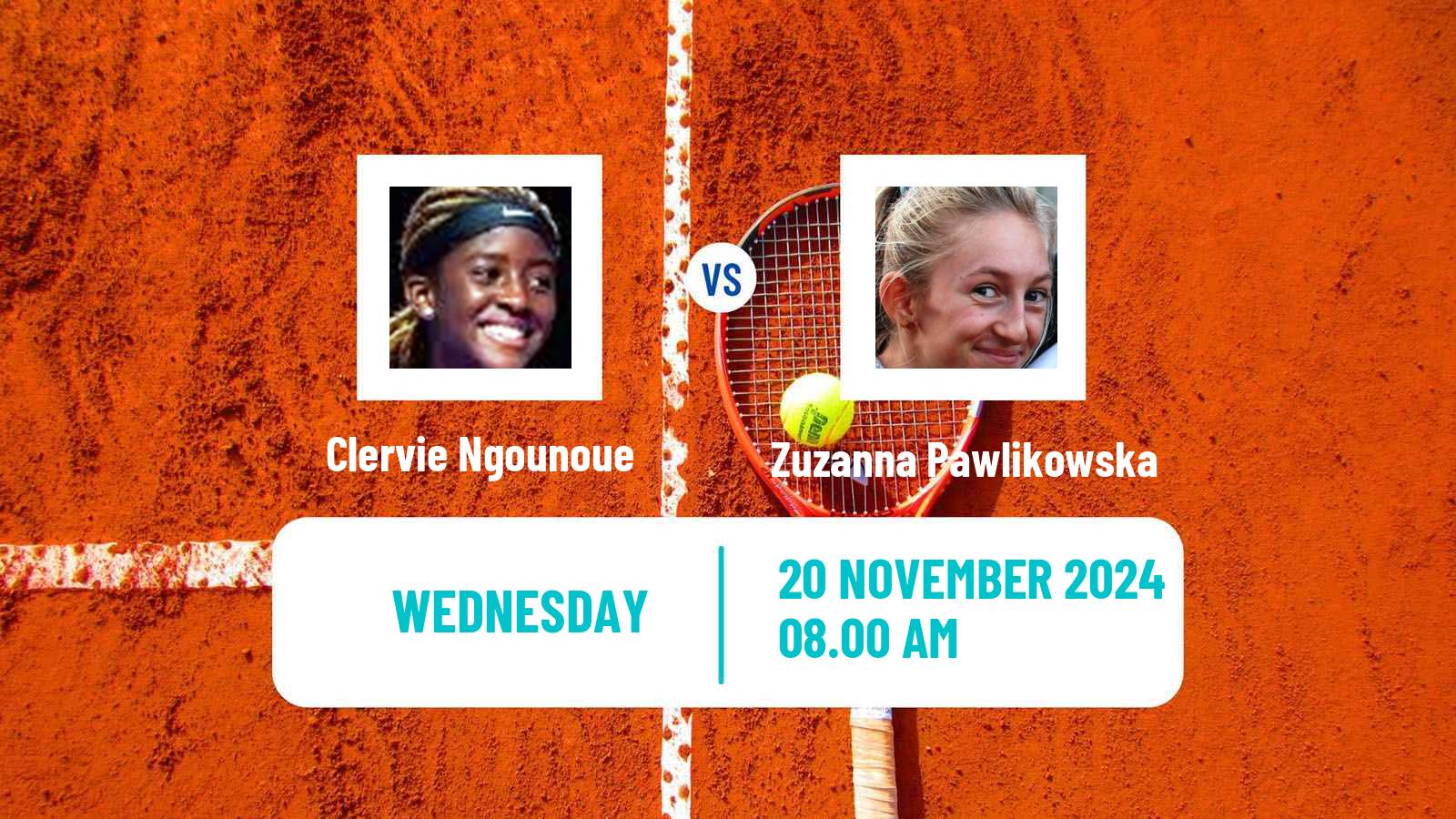 Tennis ITF W35 Santo Domingo 5 Women Clervie Ngounoue - Zuzanna Pawlikowska