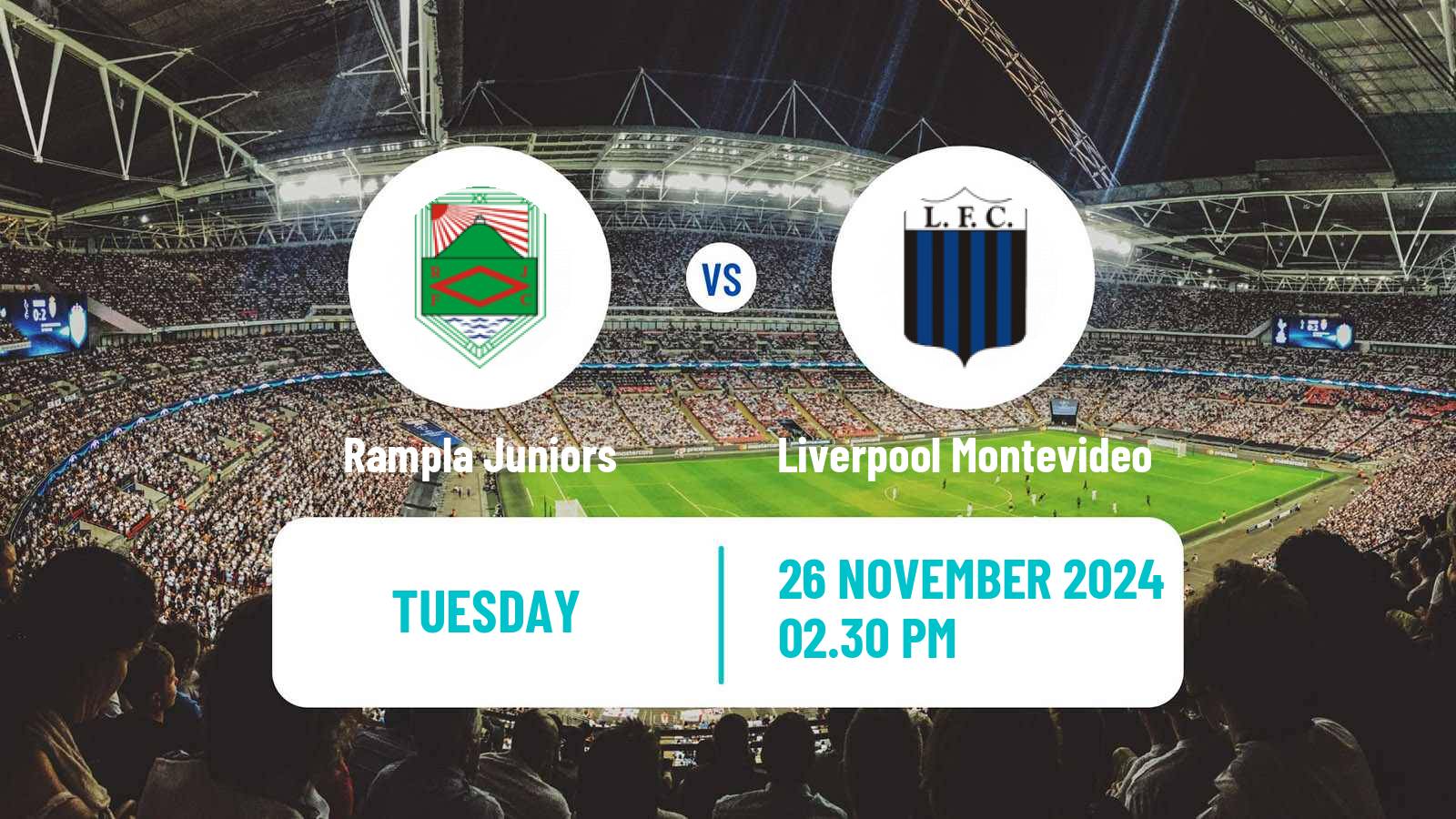 Soccer Uruguayan Primera Division Rampla Juniors - Liverpool Montevideo