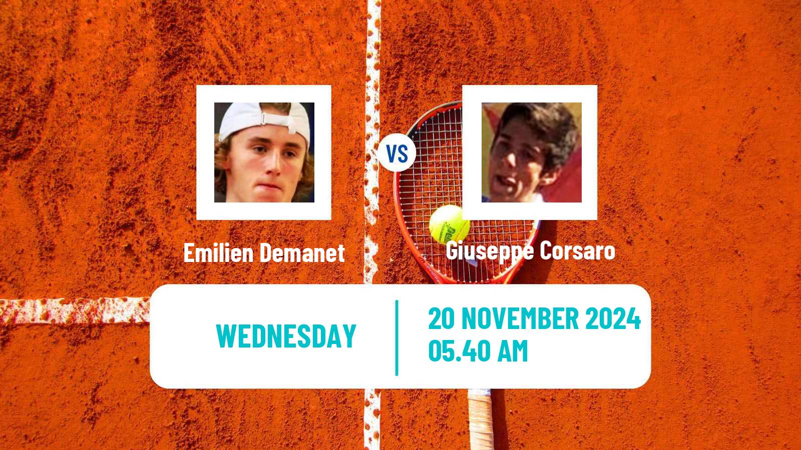 Tennis ITF M15 Heraklion 7 Men Emilien Demanet - Giuseppe Corsaro