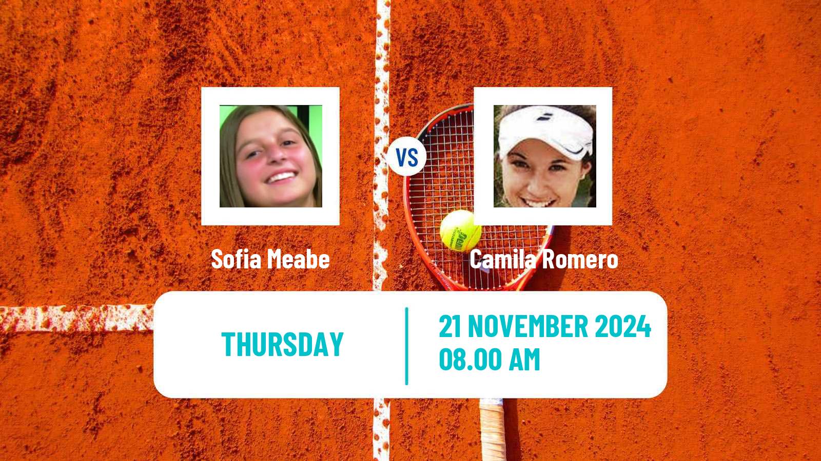 Tennis ITF W15 Cordoba 2 Women Sofia Meabe - Camila Romero