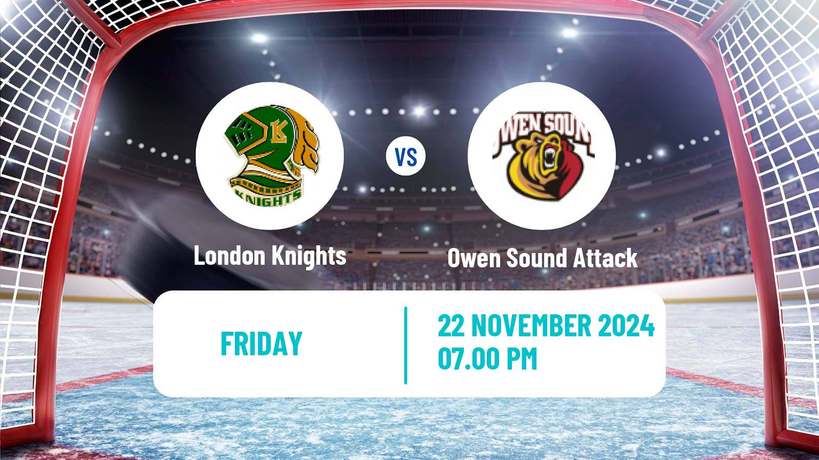 Hockey OHL London Knights - Owen Sound Attack