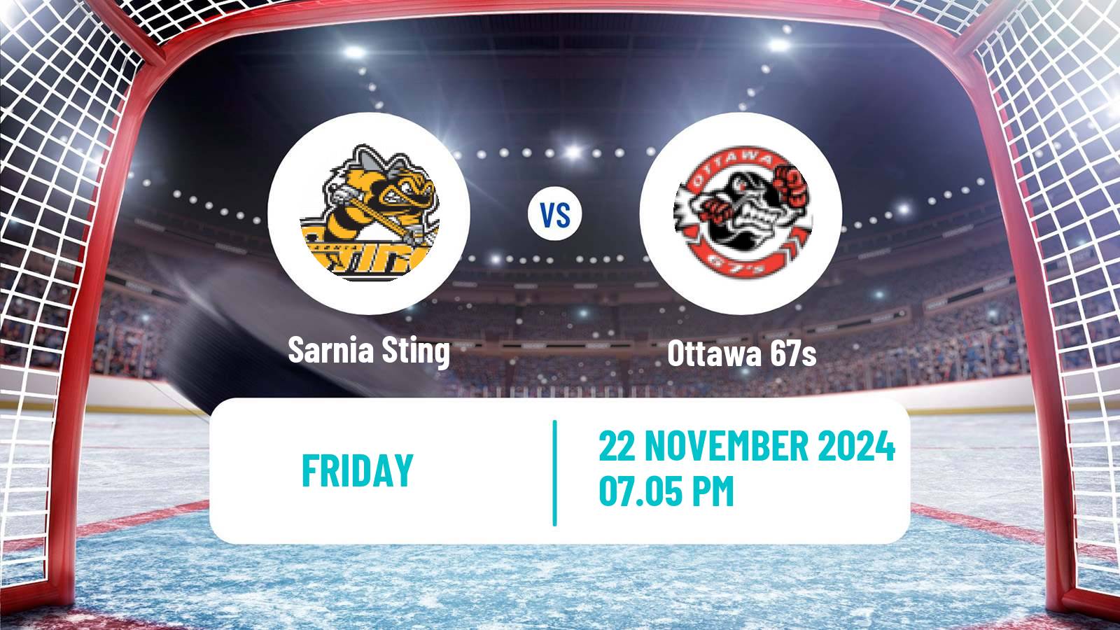 Hockey OHL Sarnia Sting - Ottawa 67s