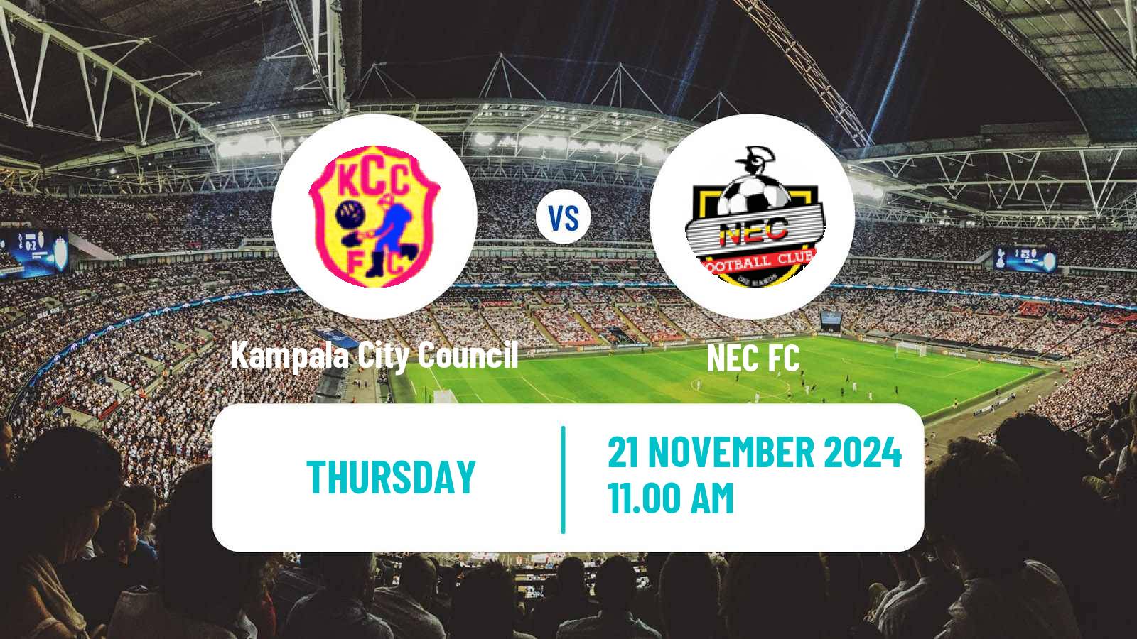 Soccer Ugandan Super League Kampala City Council - NEC FC