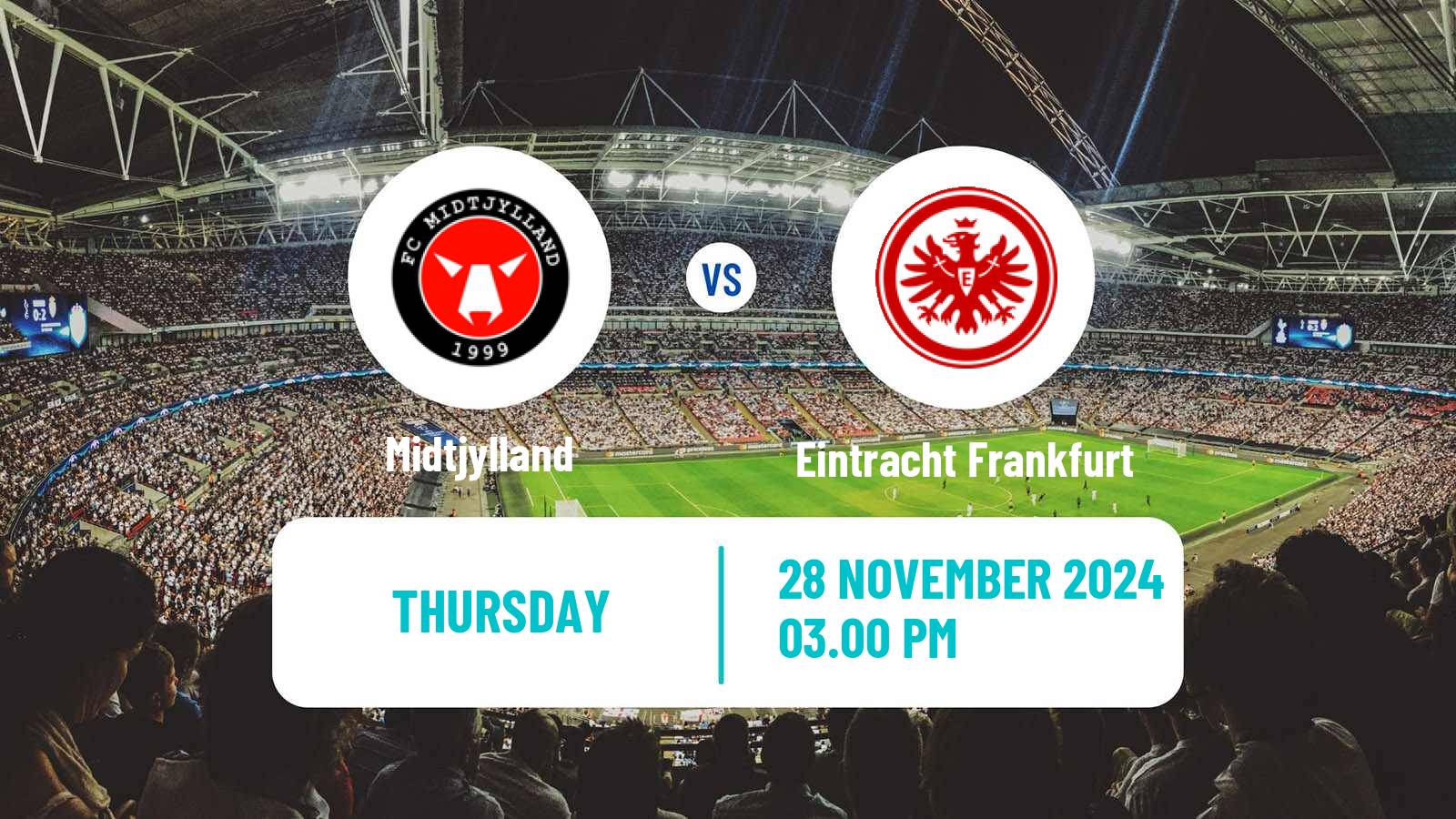 Soccer UEFA Europa League Midtjylland - Eintracht Frankfurt