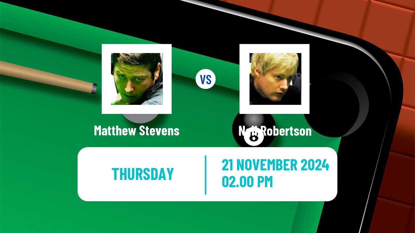 Snooker Uk Championship Matthew Stevens - Neil Robertson