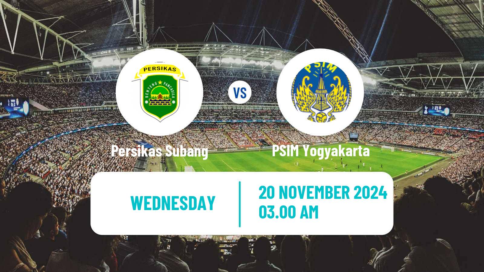 Soccer Indonesian Liga 2 Persikas Subang - PSIM Yogyakarta