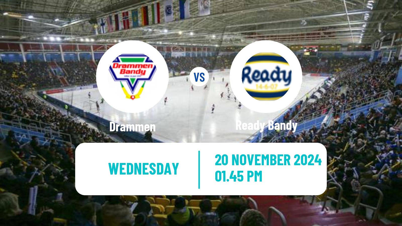 Bandy Norwegian Eliteserien Bandy Drammen - Ready