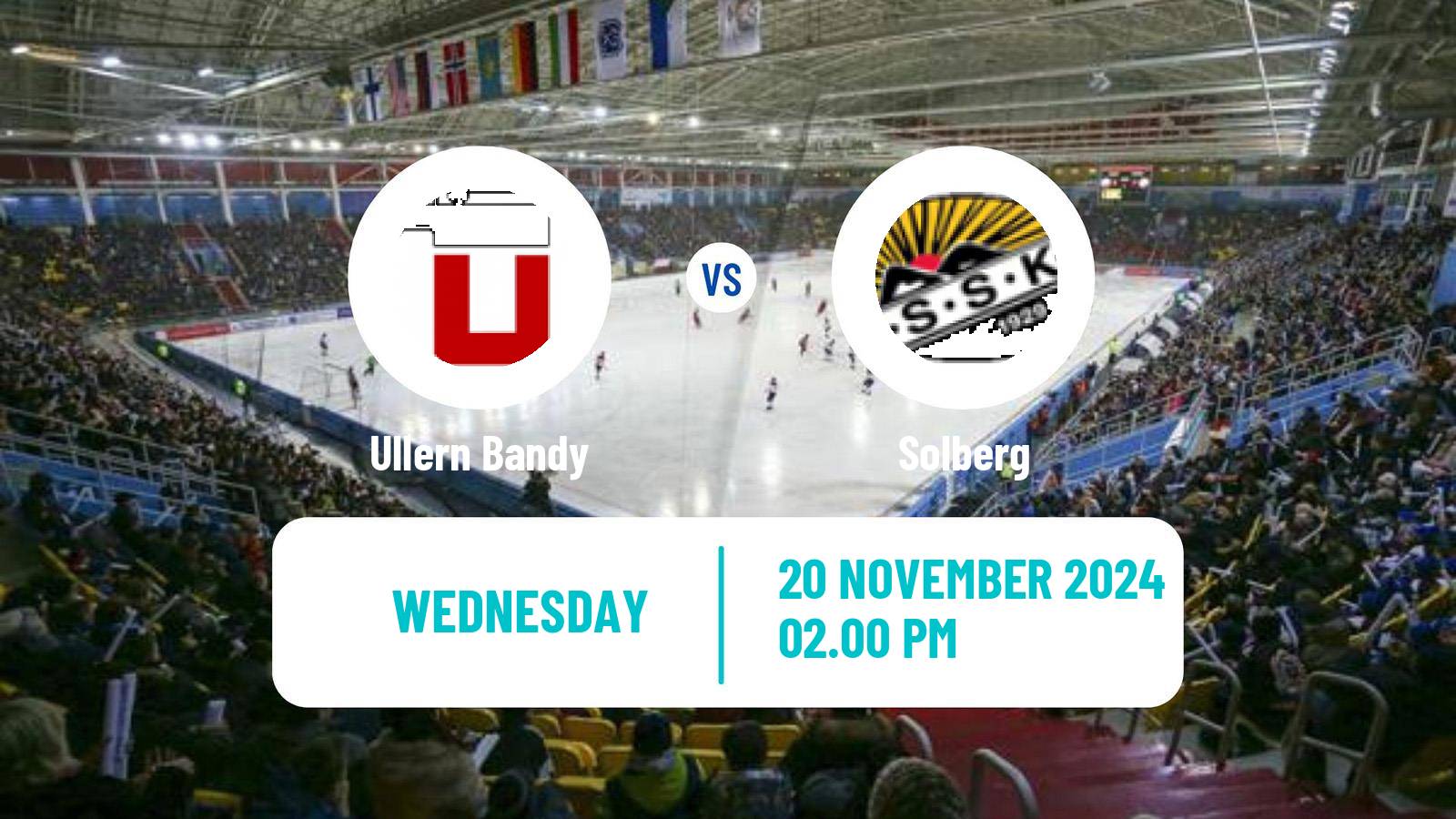 Bandy Norwegian Eliteserien Bandy Ullern - Solberg