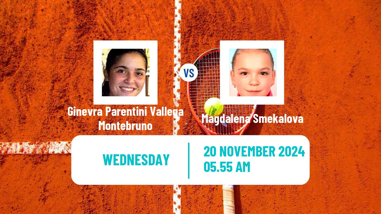 Tennis ITF W15 Heraklion 8 Women Ginevra Parentini Vallega Montebruno - Magdalena Smekalova