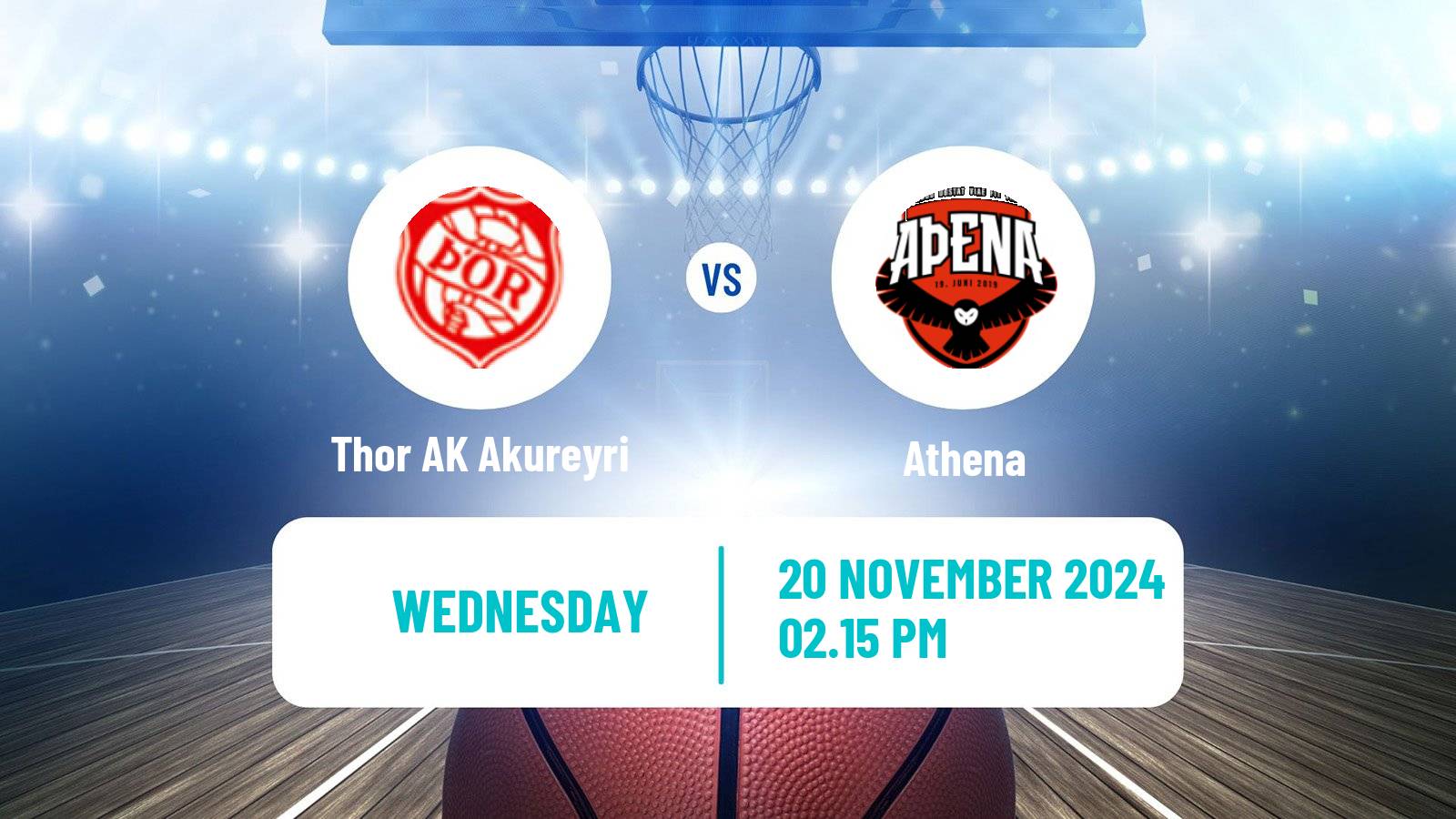 Basketball Icelandic Premier League Basketball Women Thor AK Akureyri - Athena