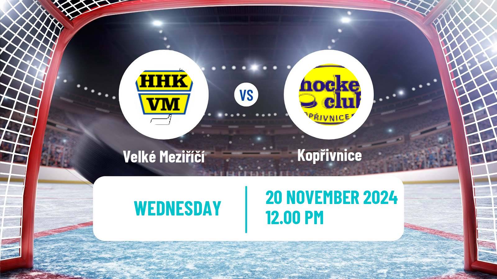 Hockey Czech 2 Liga Hockey East Velké Meziříčí - Kopřivnice