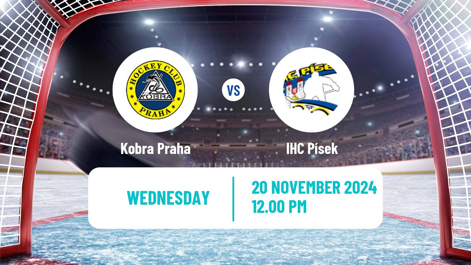 Hockey Czech 2 Liga Hockey West Kobra Praha - Písek