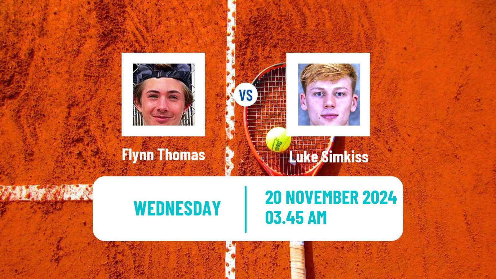 Tennis ITF M15 Alcala De Henares Men Flynn Thomas - Luke Simkiss