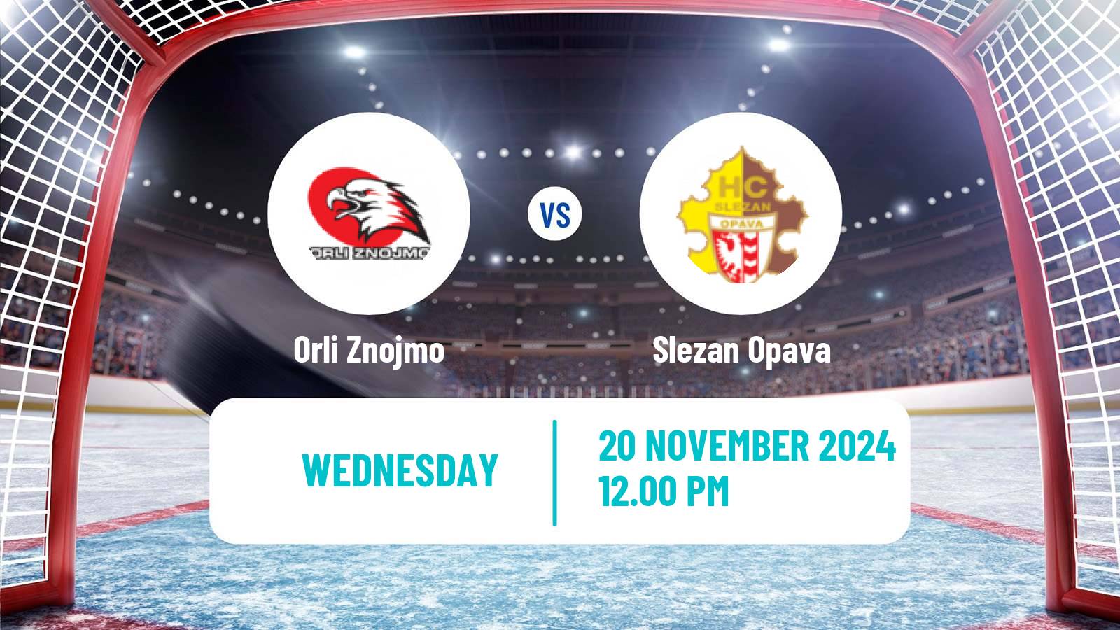 Hockey Czech 2 Liga Hockey East Orli Znojmo - Slezan Opava