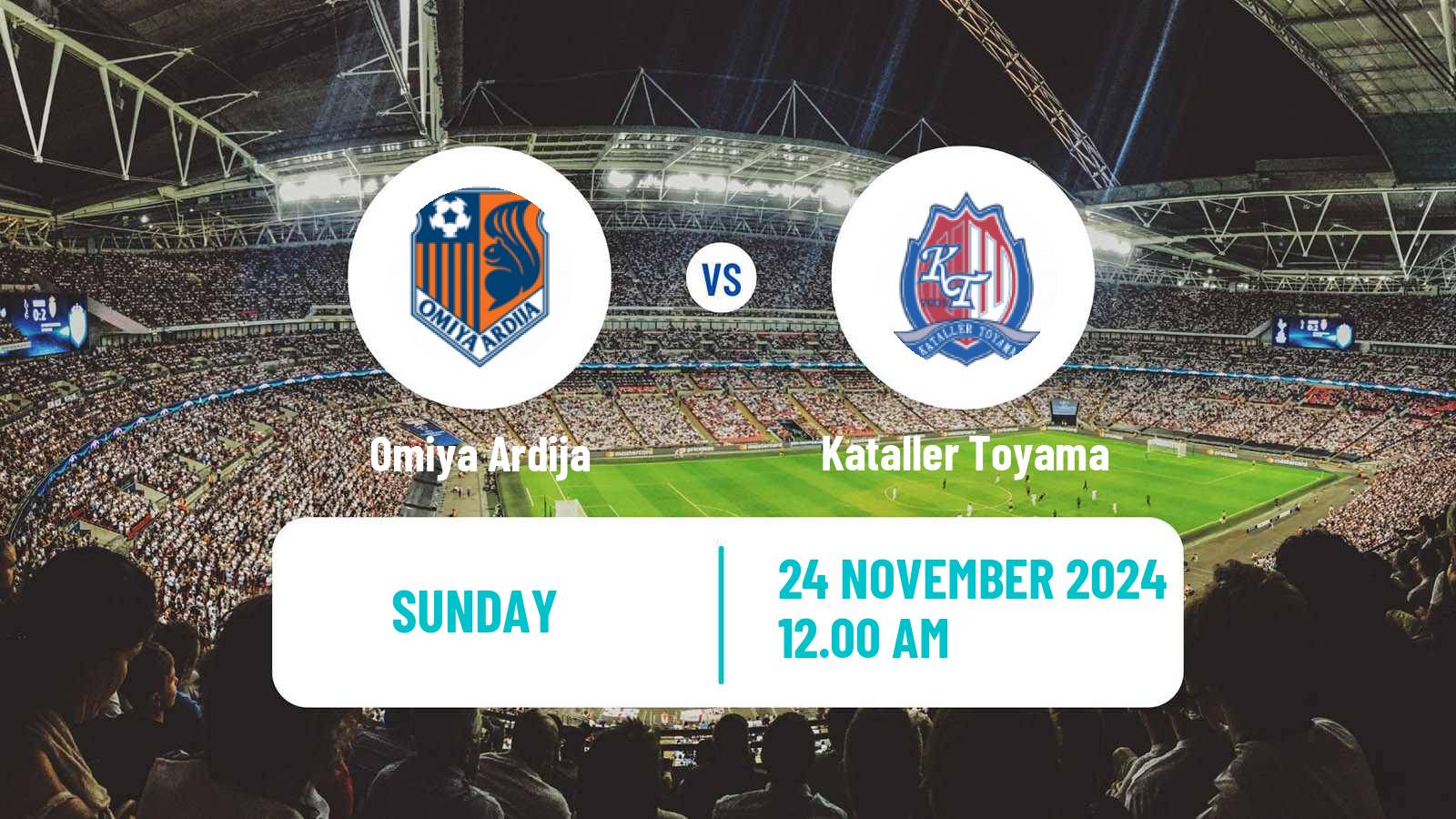 Soccer Japan J3 League Omiya Ardija - Kataller Toyama