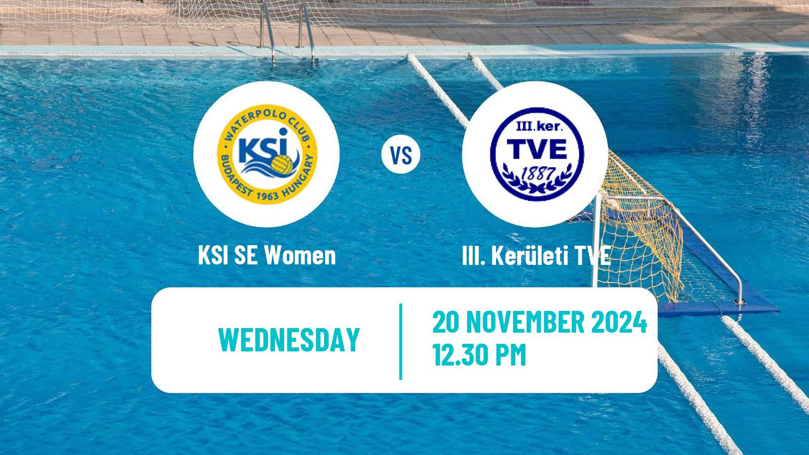 Water polo Hungarian OB I Water Polo Women KSI - III. Kerületi TVE