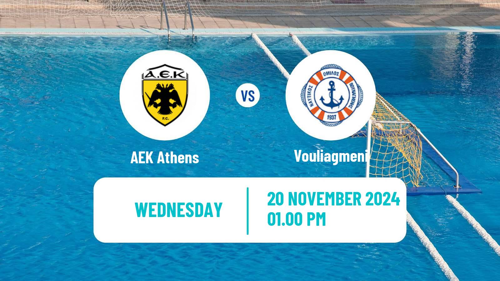 Water polo Greek A1 Water Polo Women AEK Athens - Vouliagmeni