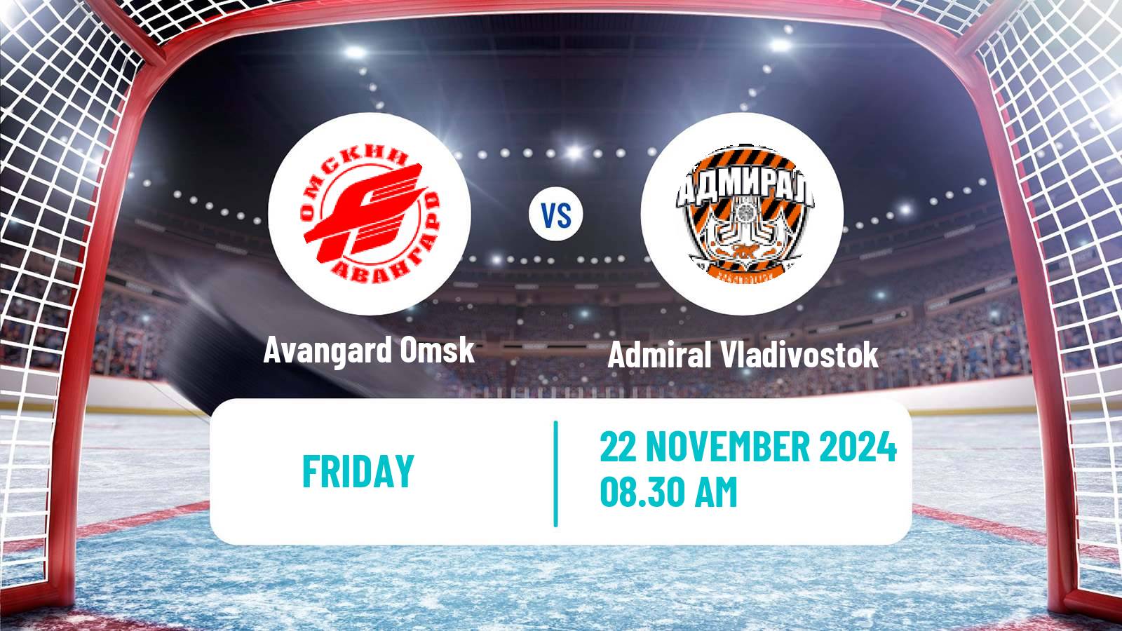 Hockey KHL Avangard Omsk - Admiral Vladivostok