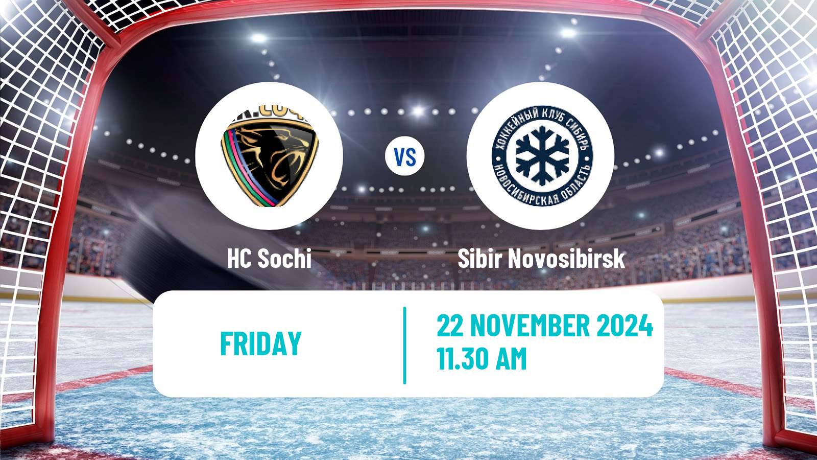 Hockey KHL Sochi - Sibir Novosibirsk