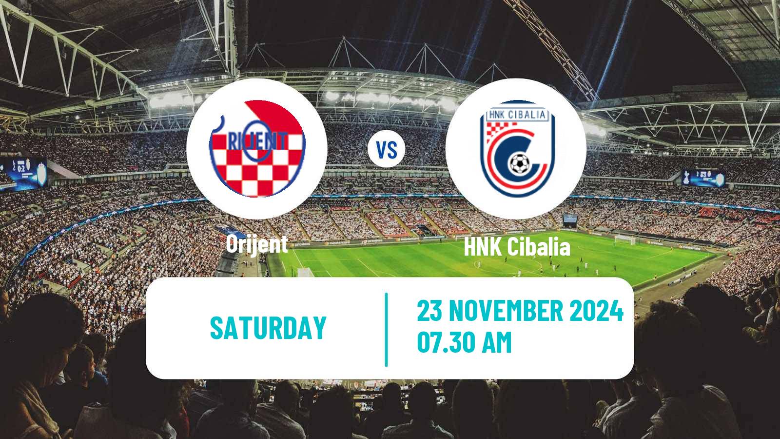 Soccer Croatian Prva NL Orijent - Cibalia