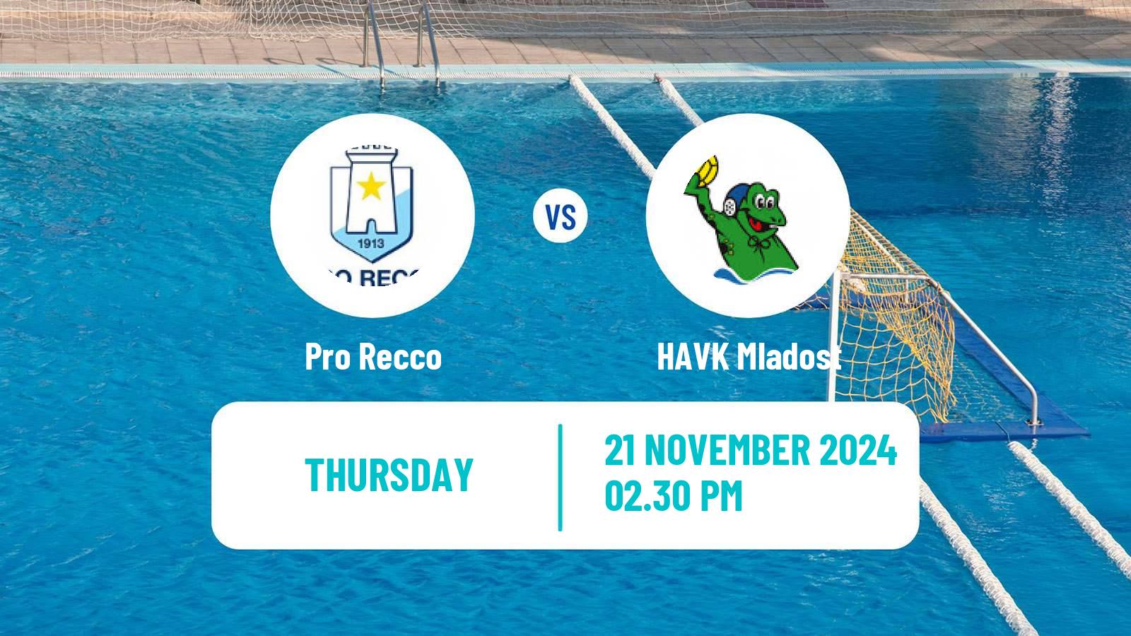 Water polo Euro Cup Water Polo Pro Recco - HAVK Mladost